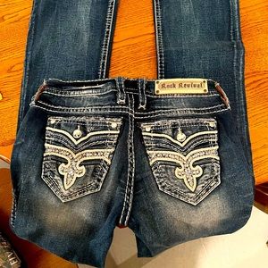 Size 27 Rock Revival Boot Cut Jeans